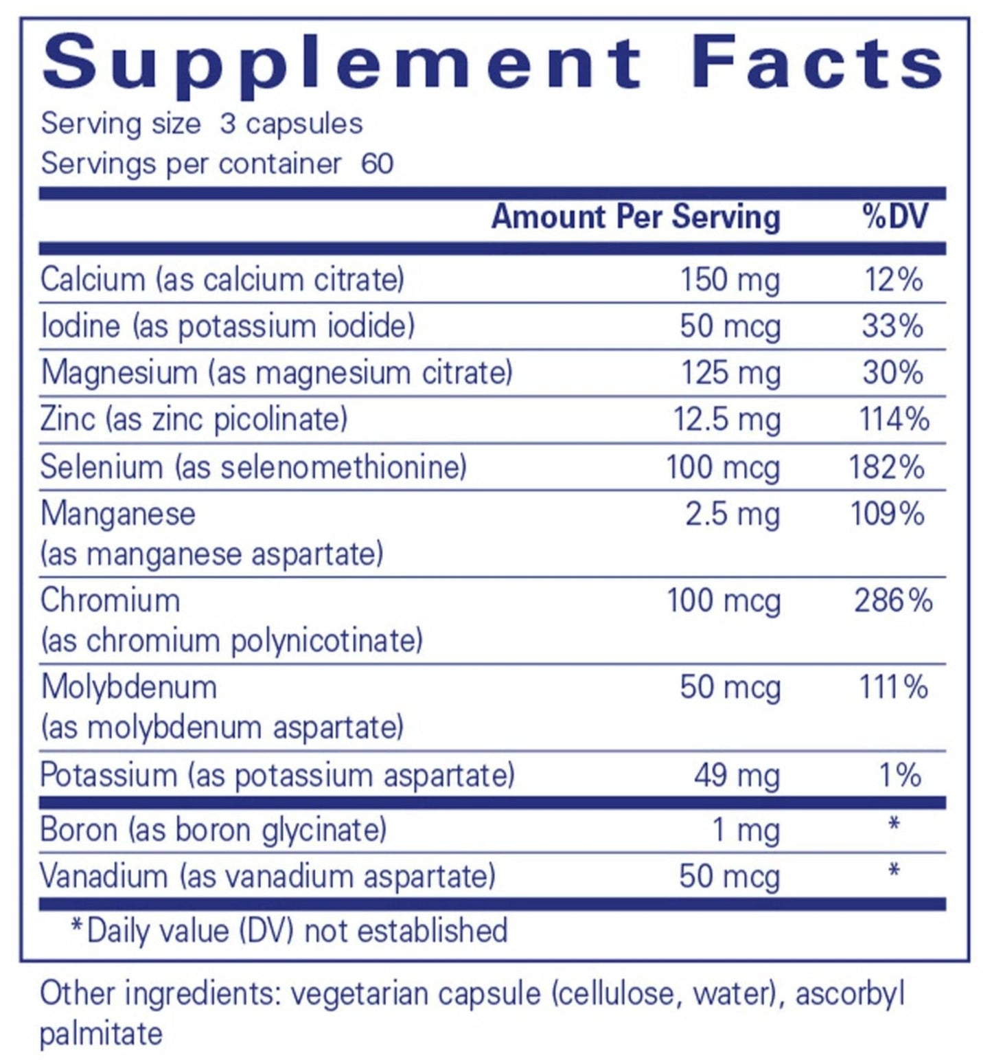 Pure Encapsulations Mineral 650