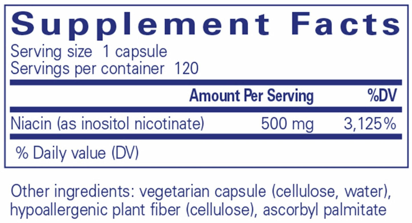 Pure Encapsulations Niacitol 500 mg