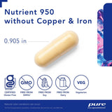Pure Encapsulations Nutrient 950 without Copper & Iron