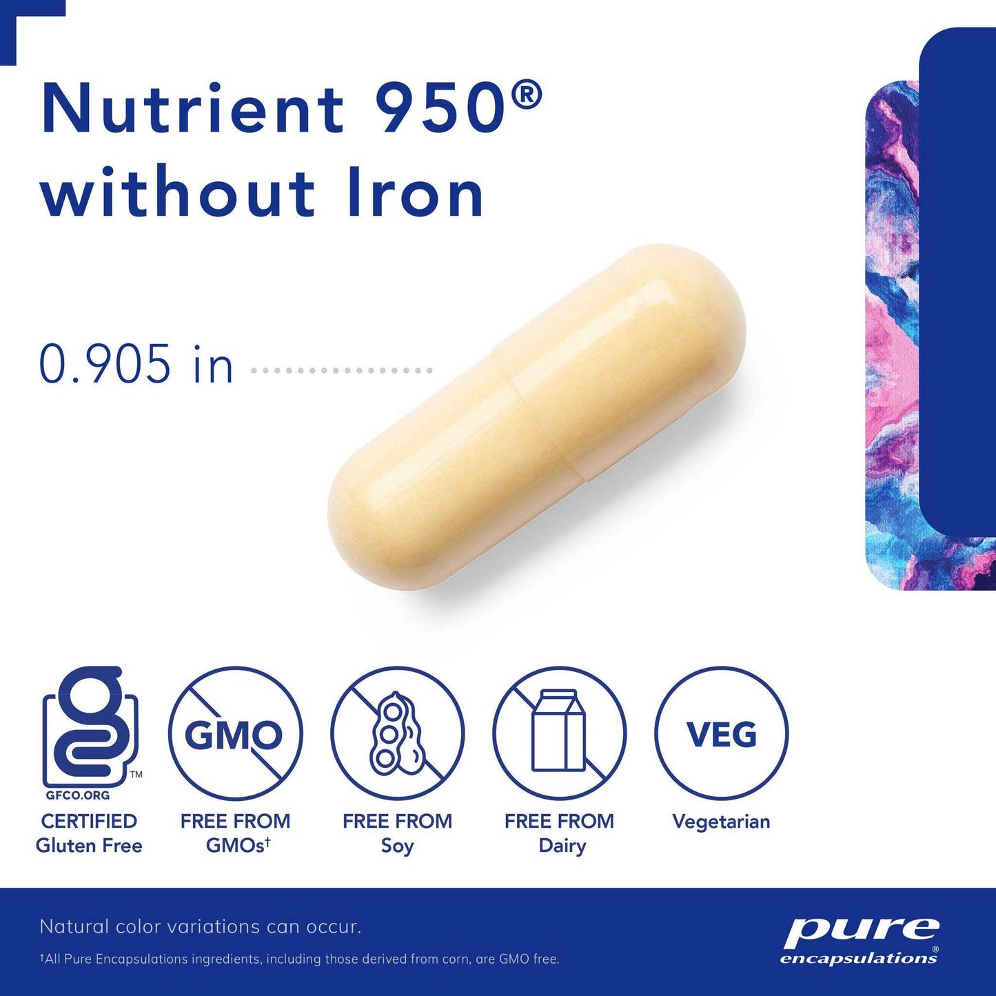 Pure Encapsulations Nutrient 950 without iron
