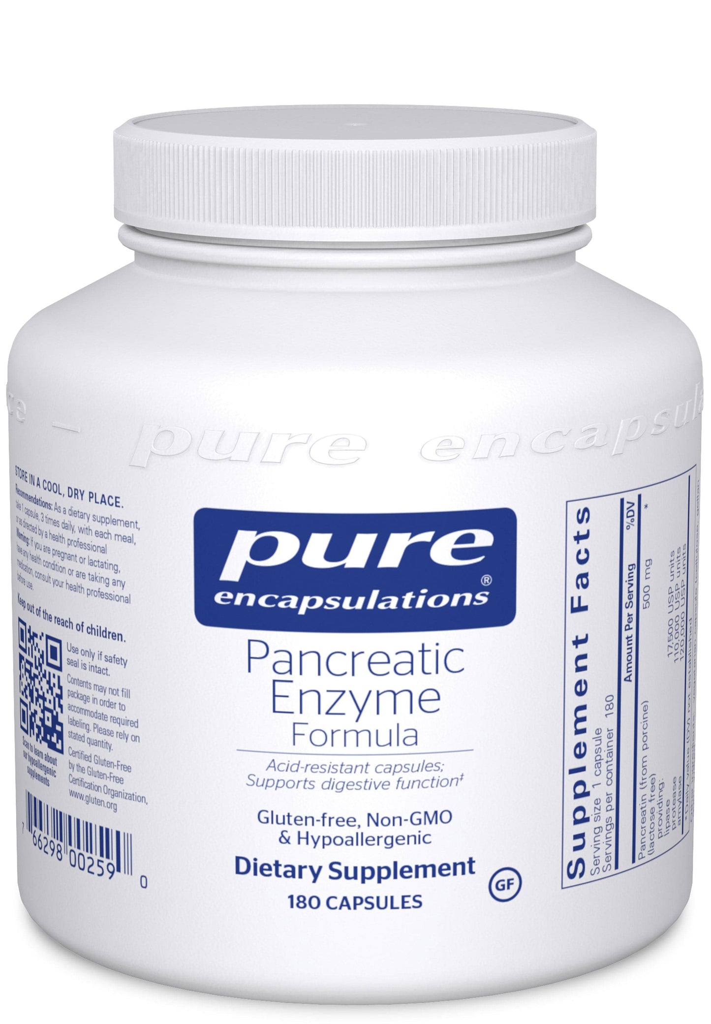 Pure Encapsulations Pancreatic Enzyme Formula