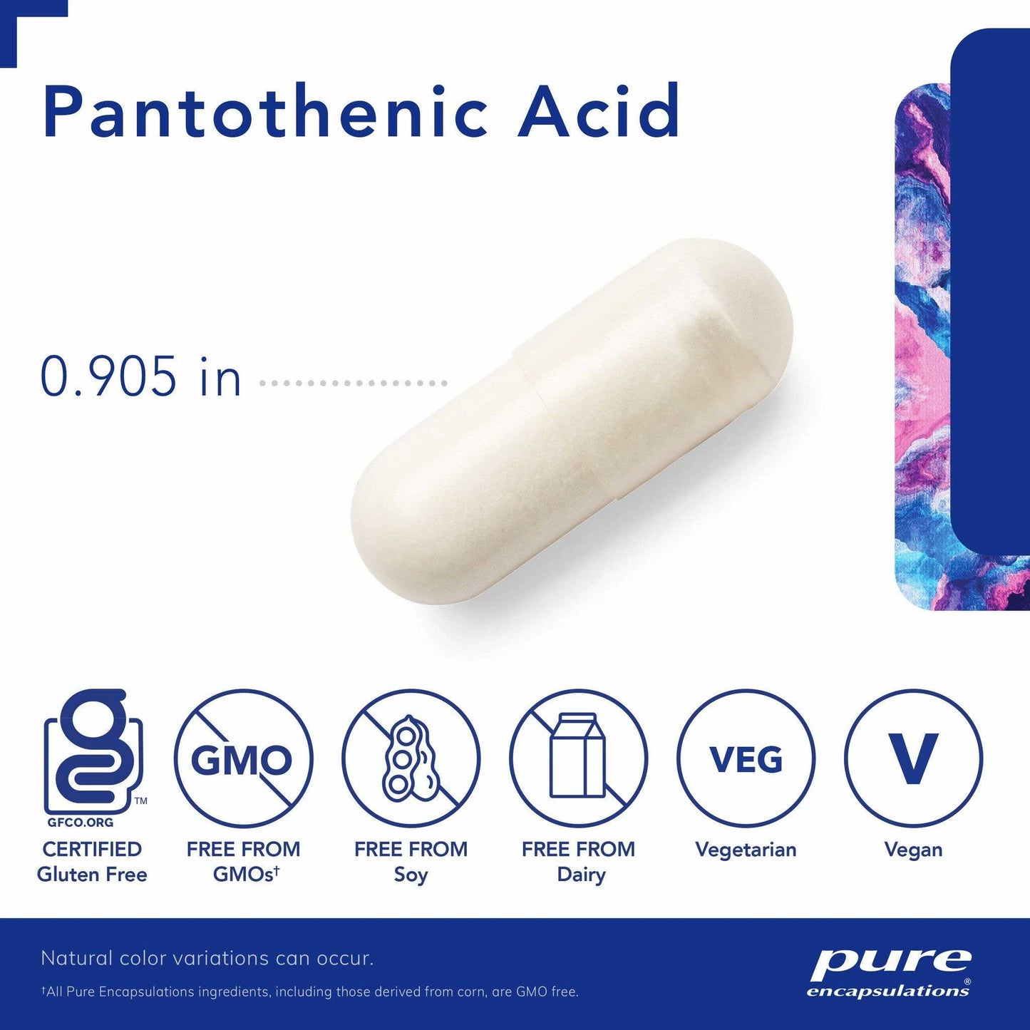 Pure Encapsulations Pantothenic Acid