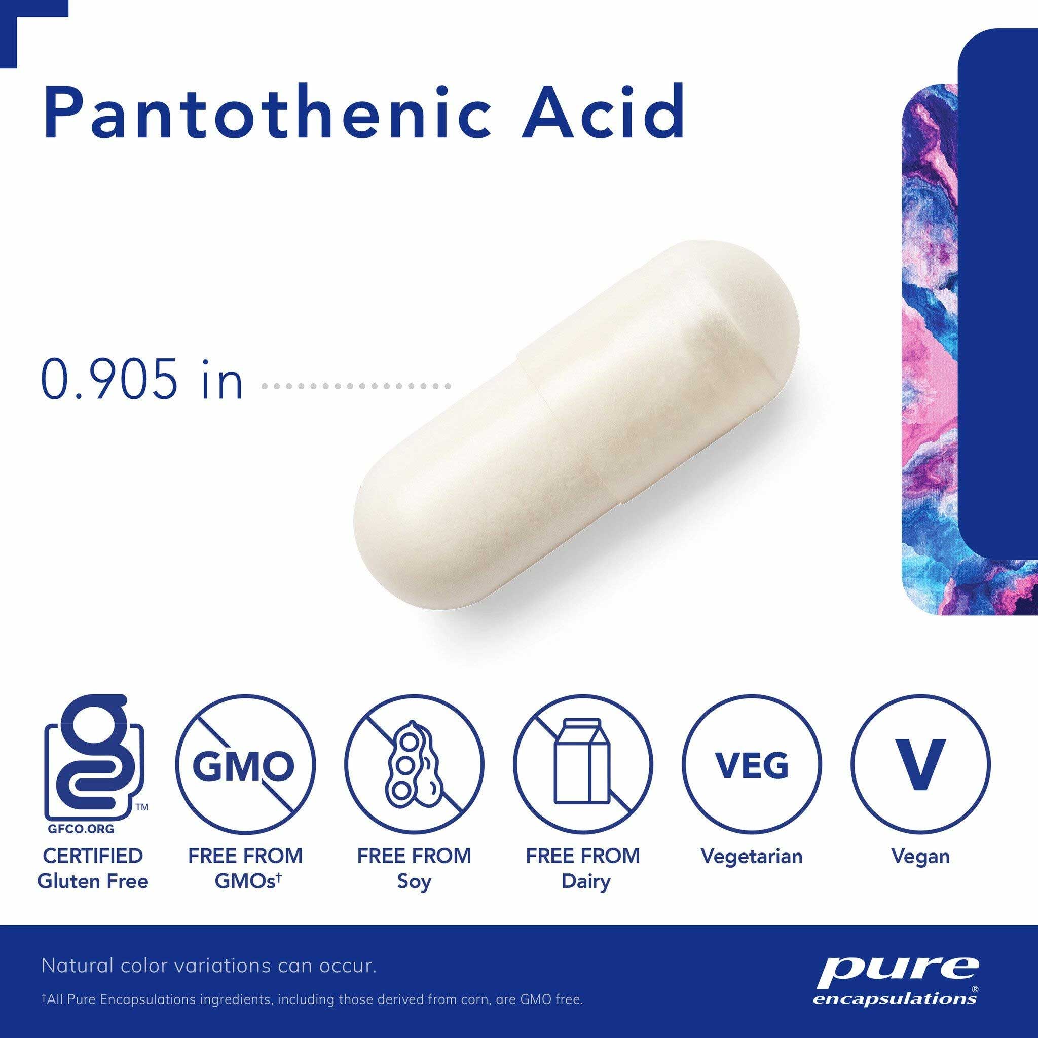 Pure Encapsulations Pantothenic Acid
