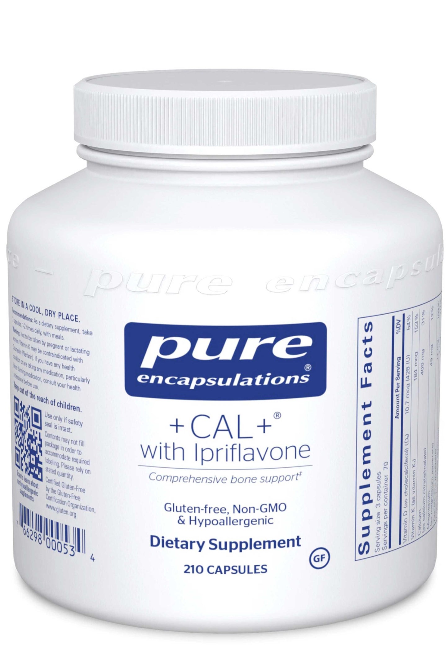 Pure Encapsulations +Cal+ with Ipriflavone