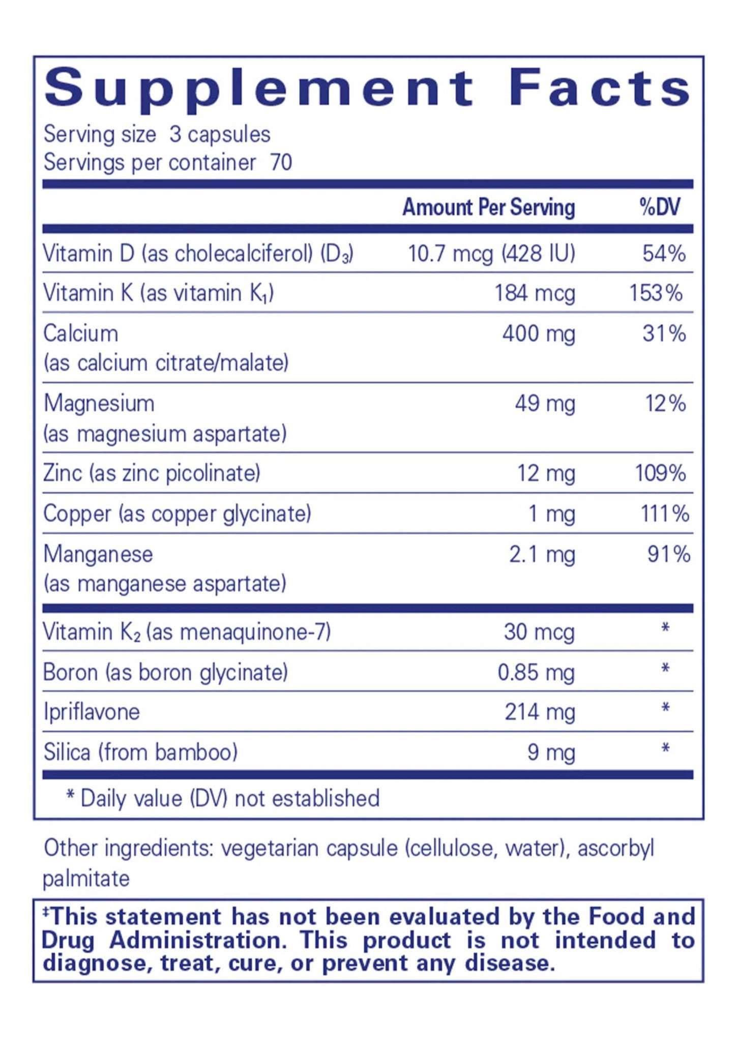 Pure Encapsulations +Cal+ with Ipriflavone