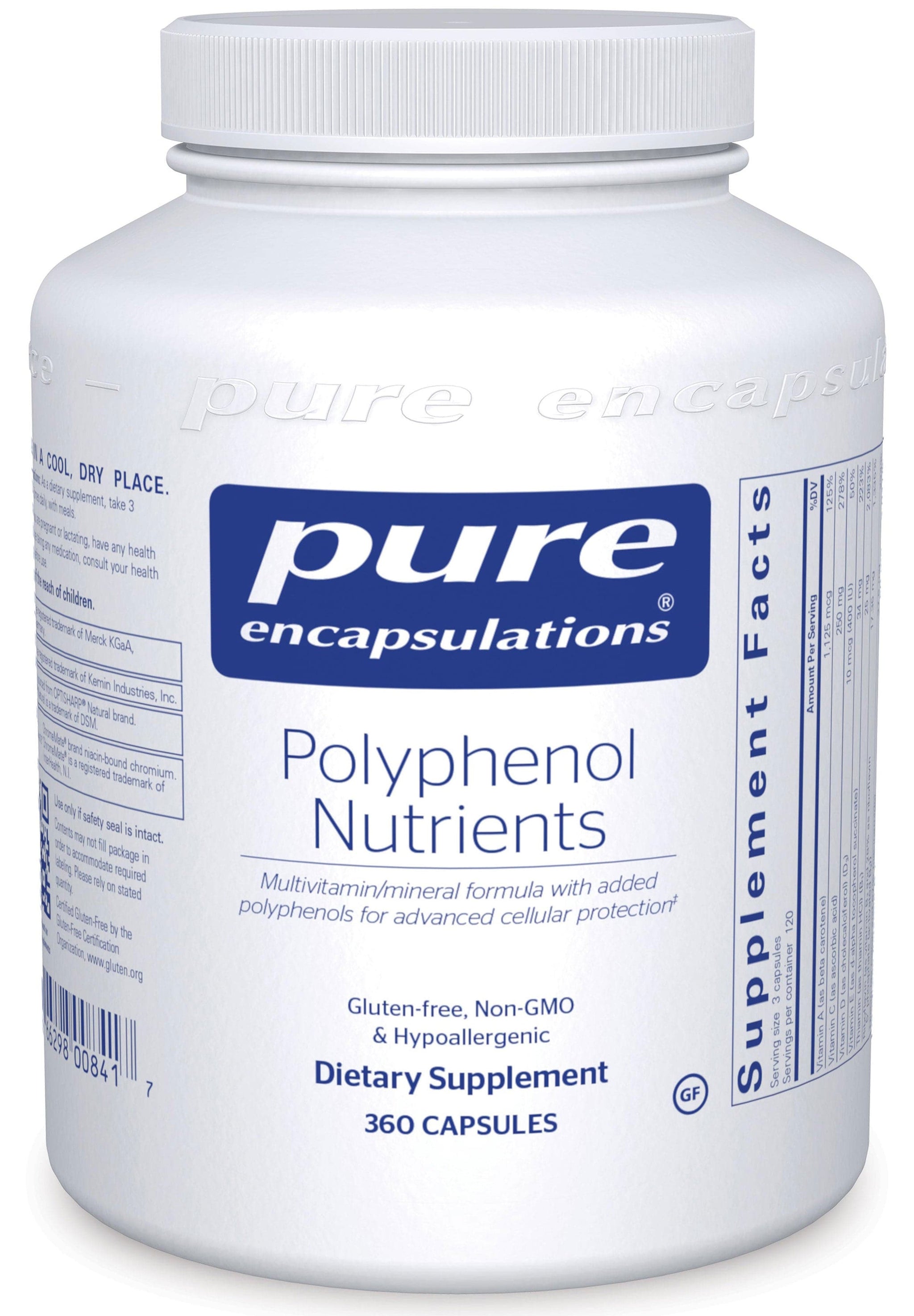 Pure Encapsulations Polyphenol Nutrients