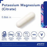 Pure Encapsulations Potassium Magnesium (Citrate)