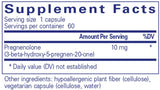 Pure Encapsulations Pregnenolone 10mg