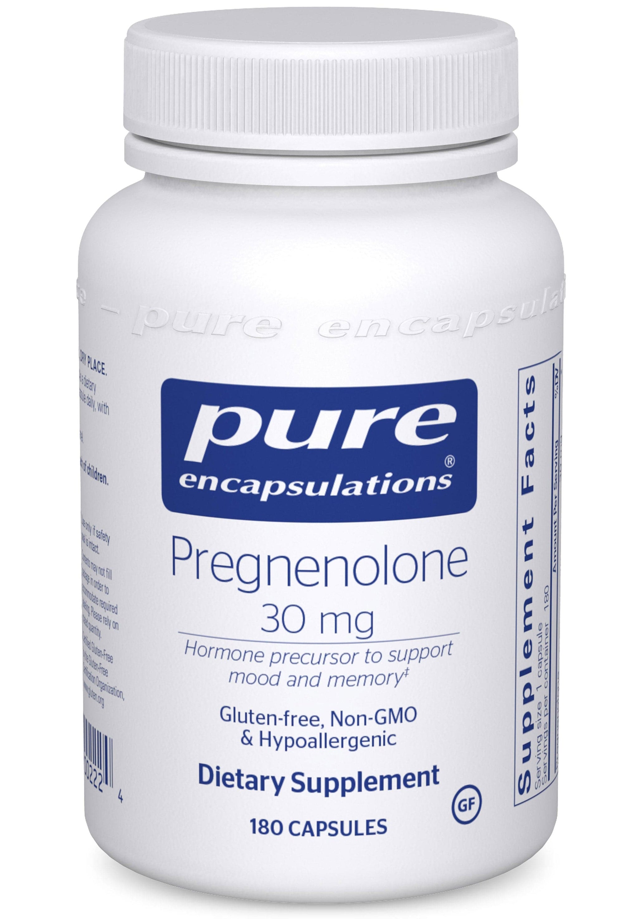 Pure Encapsulations Pregnenolone 30mg