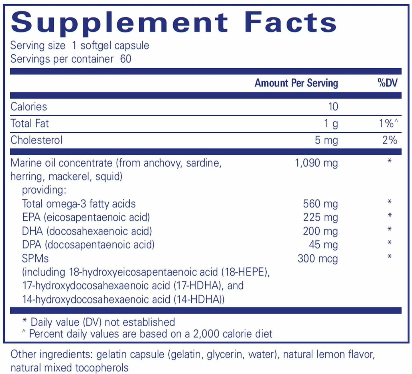 Pure Encapsulations Pro-Resolve Omega