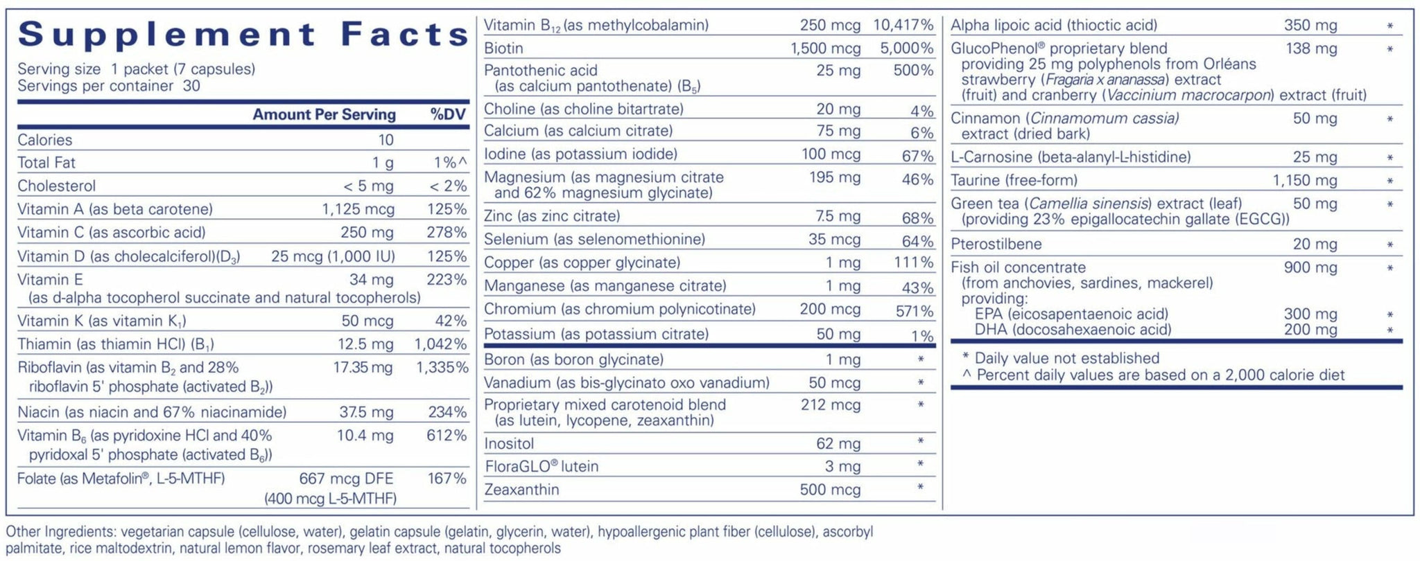 Pure Encapsulations PureLean Pure Packs