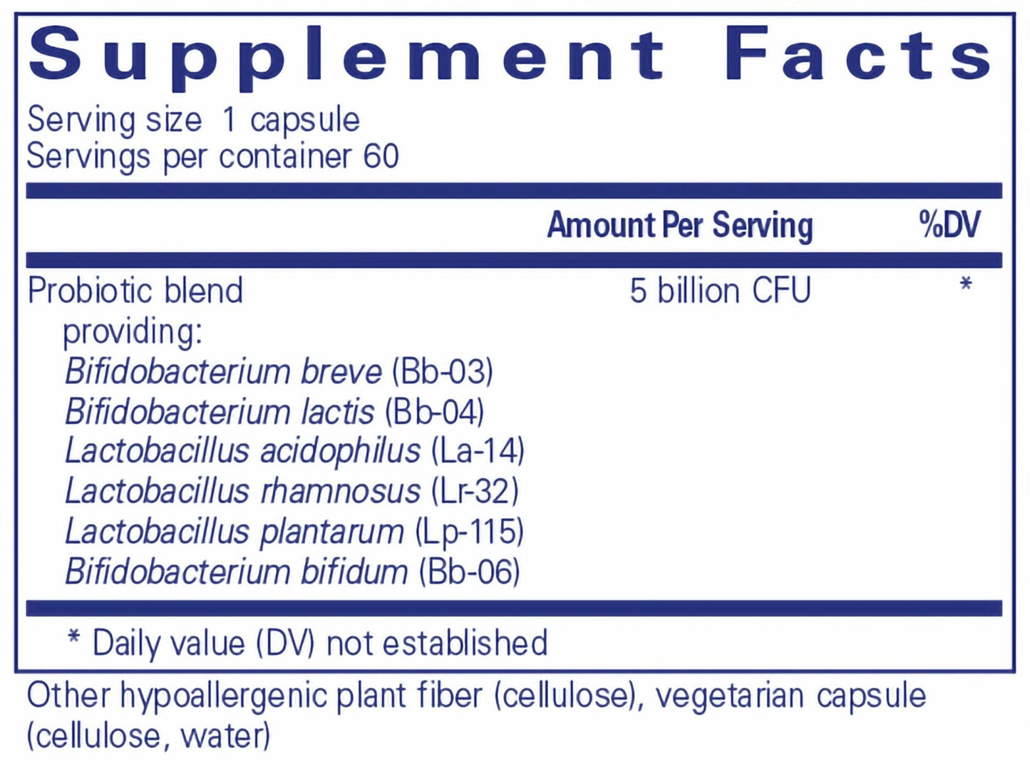Pure Encapsulations PureProbiotic Allergen-Free