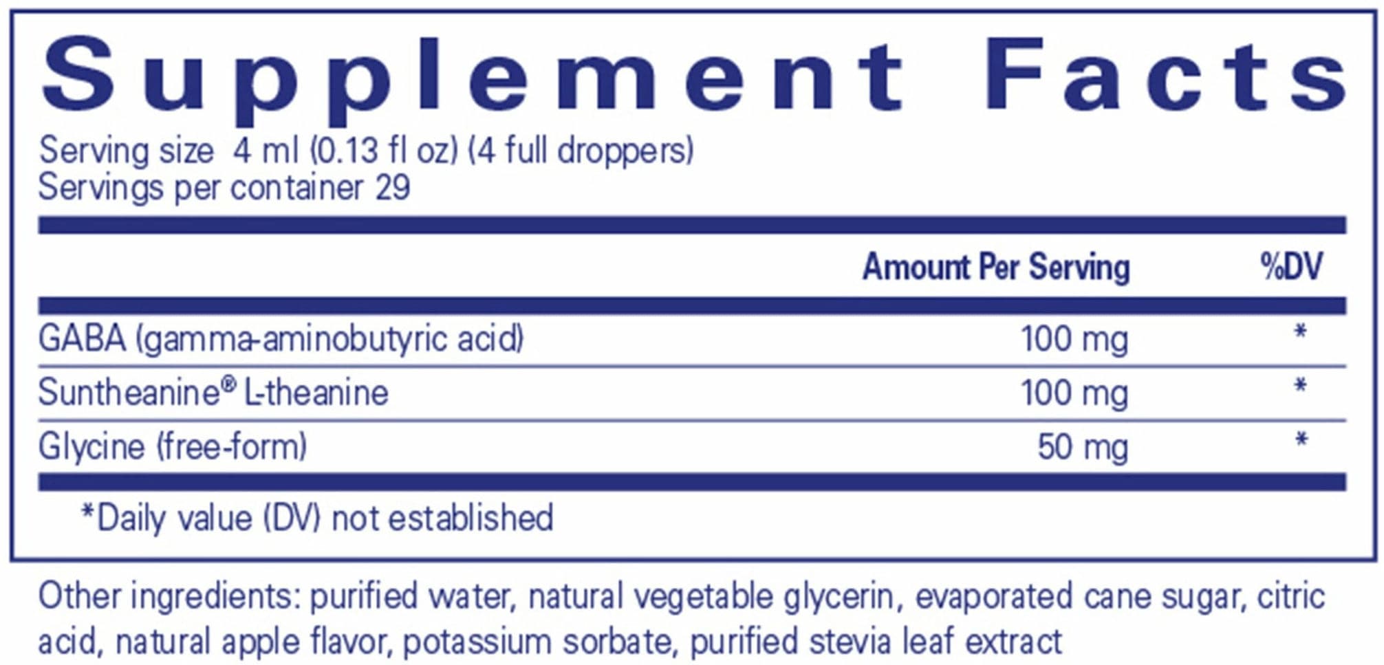 Pure Encapsulations Pure Tranquility Liquid