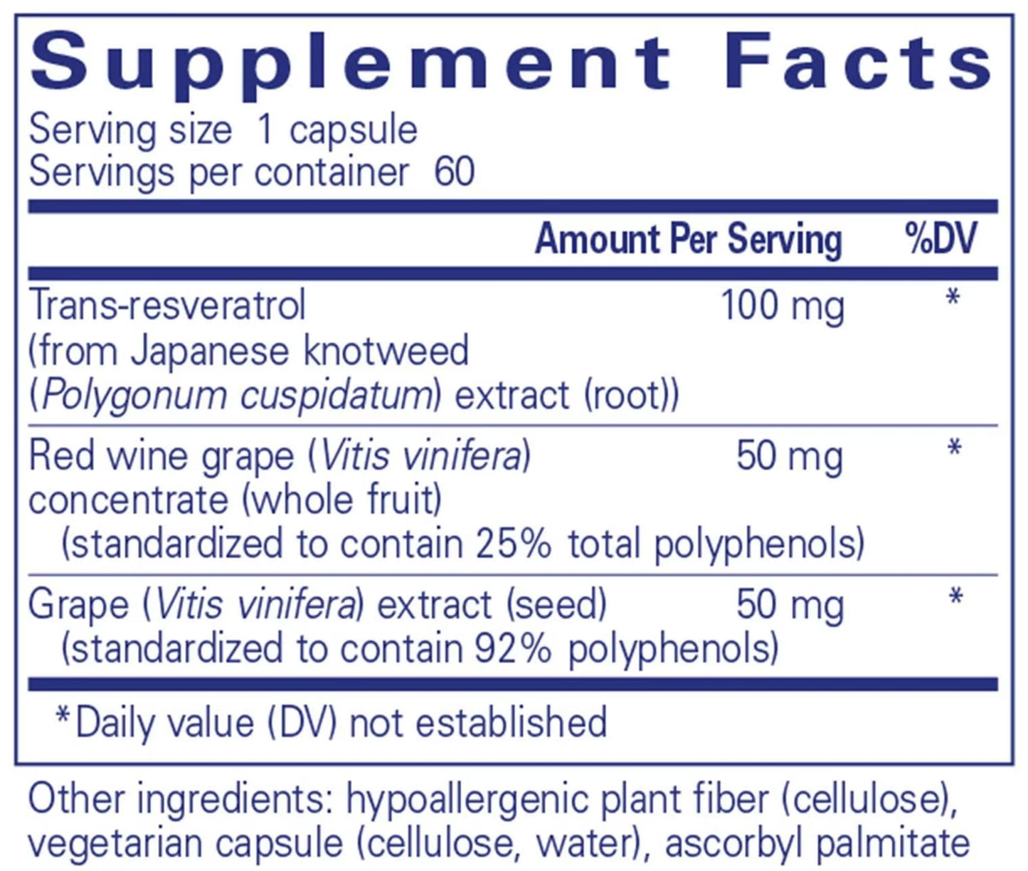 Pure Encapsulations Resveratrol Extra