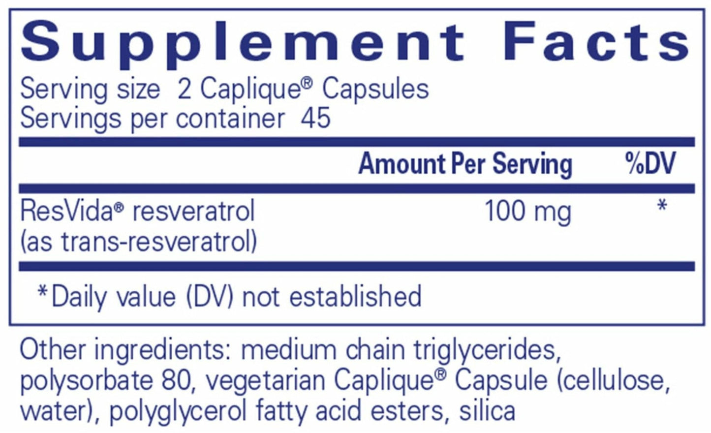 Pure Encapsulations Resveratrol VESIsorb