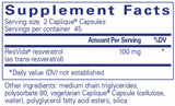 Pure Encapsulations Resveratrol VESIsorb