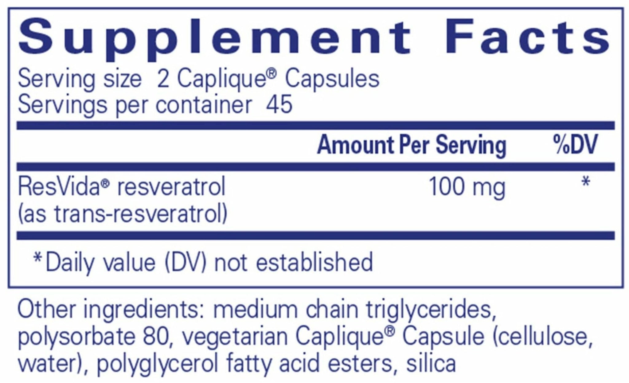 Pure Encapsulations Resveratrol VESIsorb