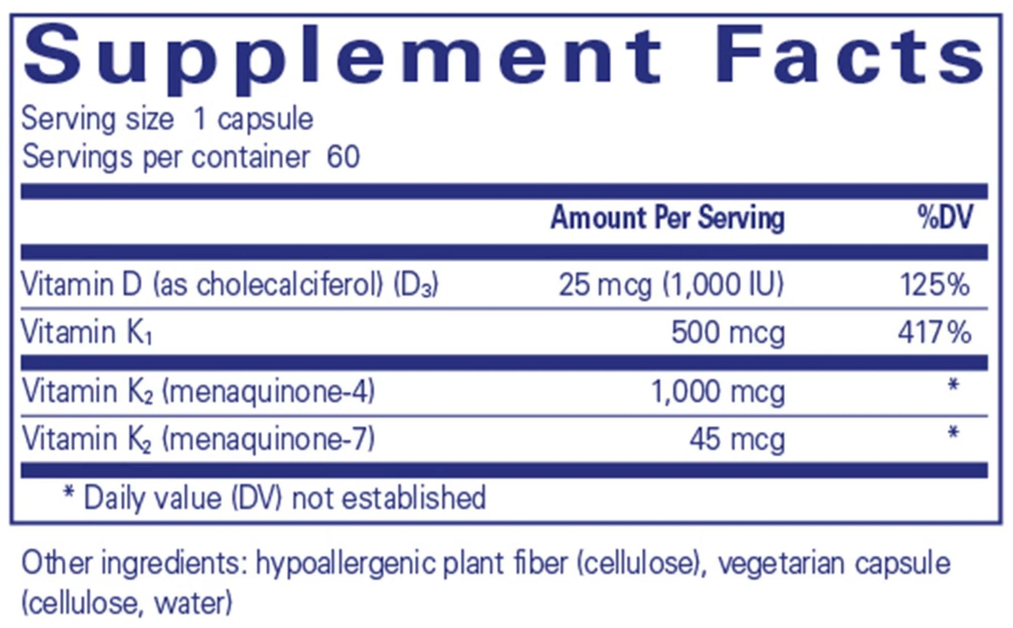 Pure Encapsulations Synergy K