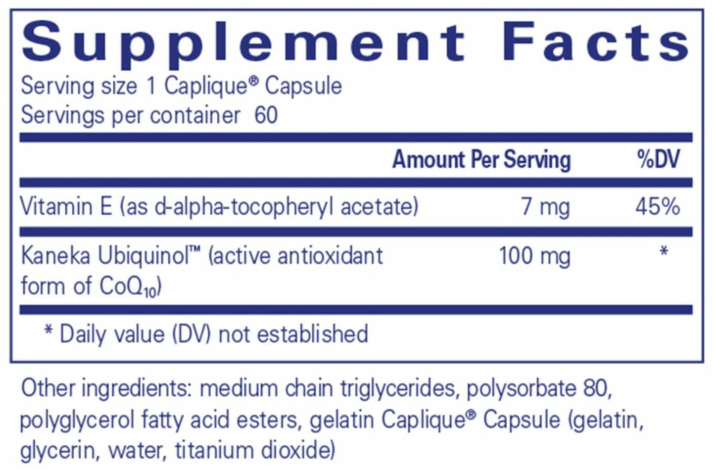 Pure Encapsulations Ubiquinol VESIsorb