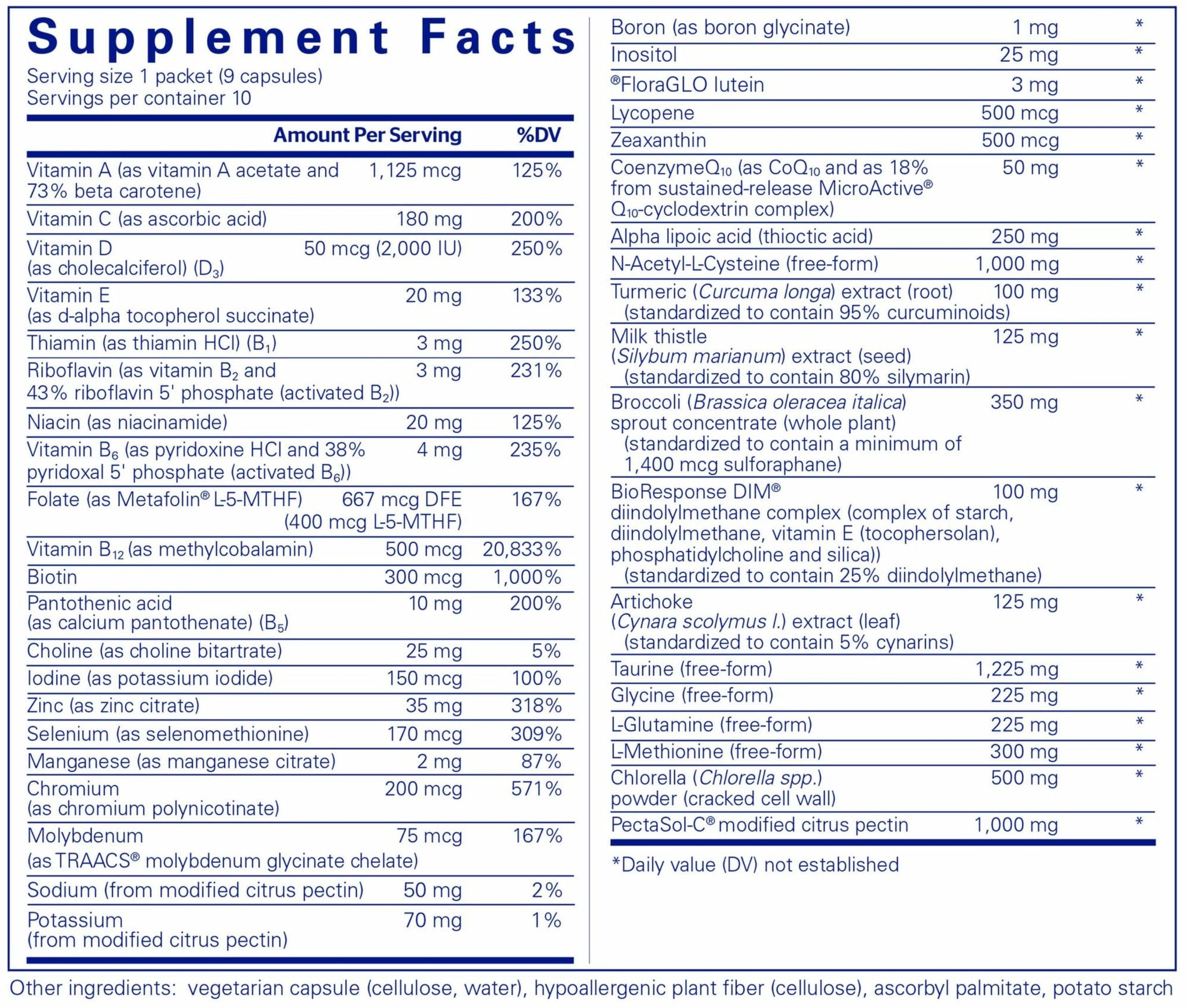 Pure Encapsulations UltraDetox 10-Day Pure Pack