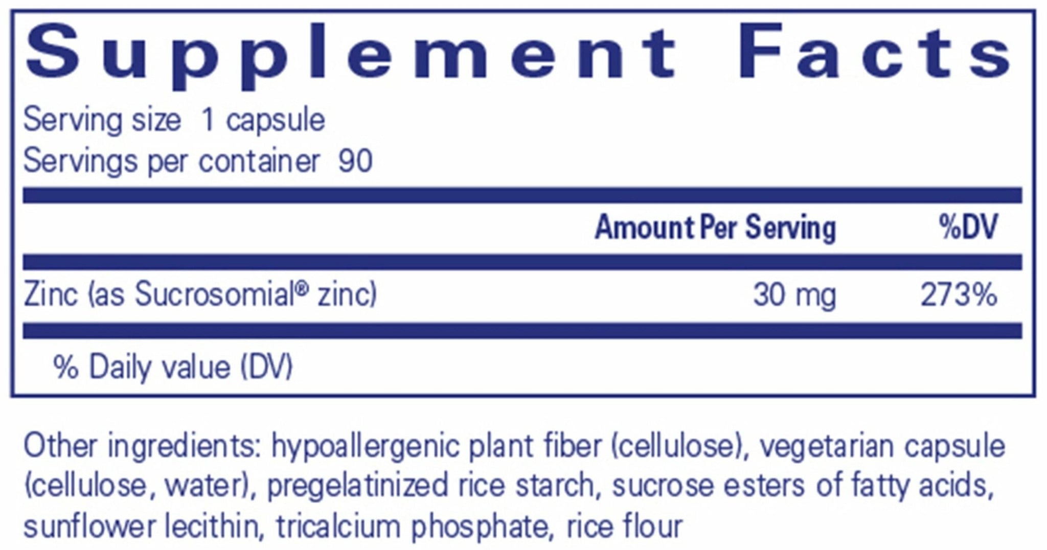 Pure Encapsulations UltraZin Zinc