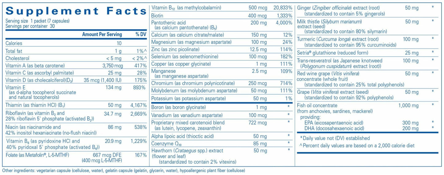 Pure Encapsulations Ultra Pure Pack