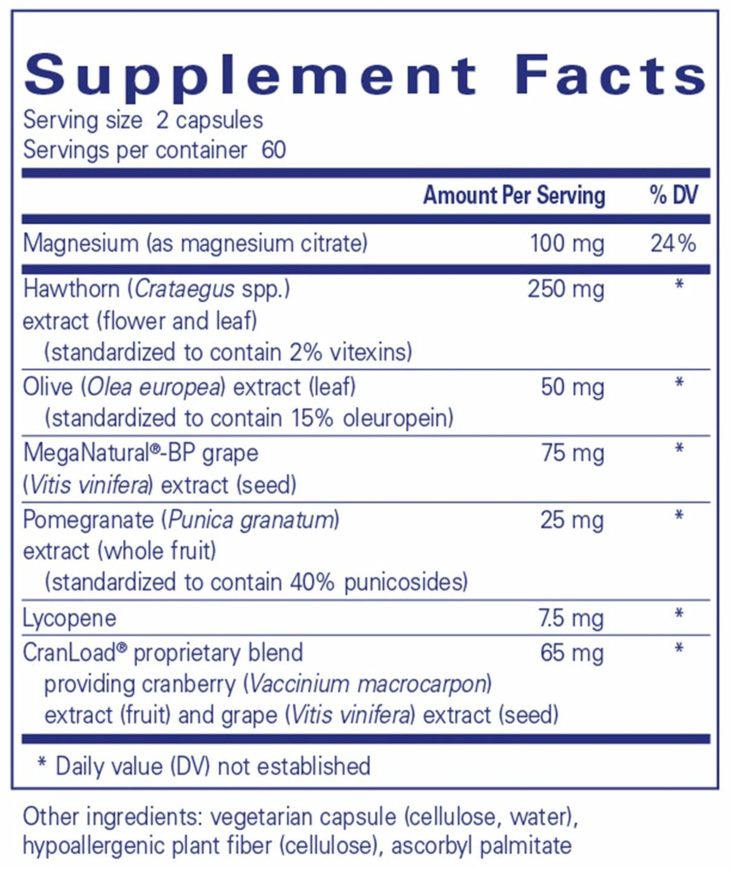 Pure Encapsulations Vascular Relax