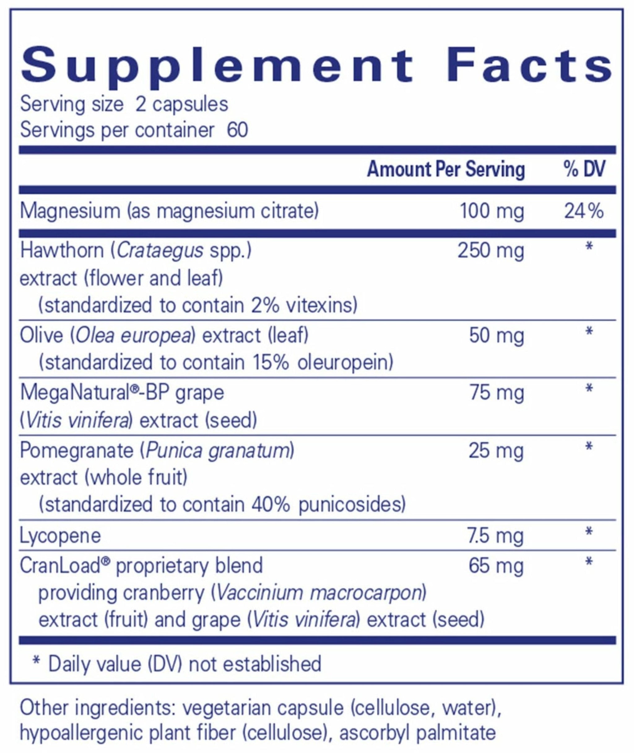 Pure Encapsulations Vascular Relax