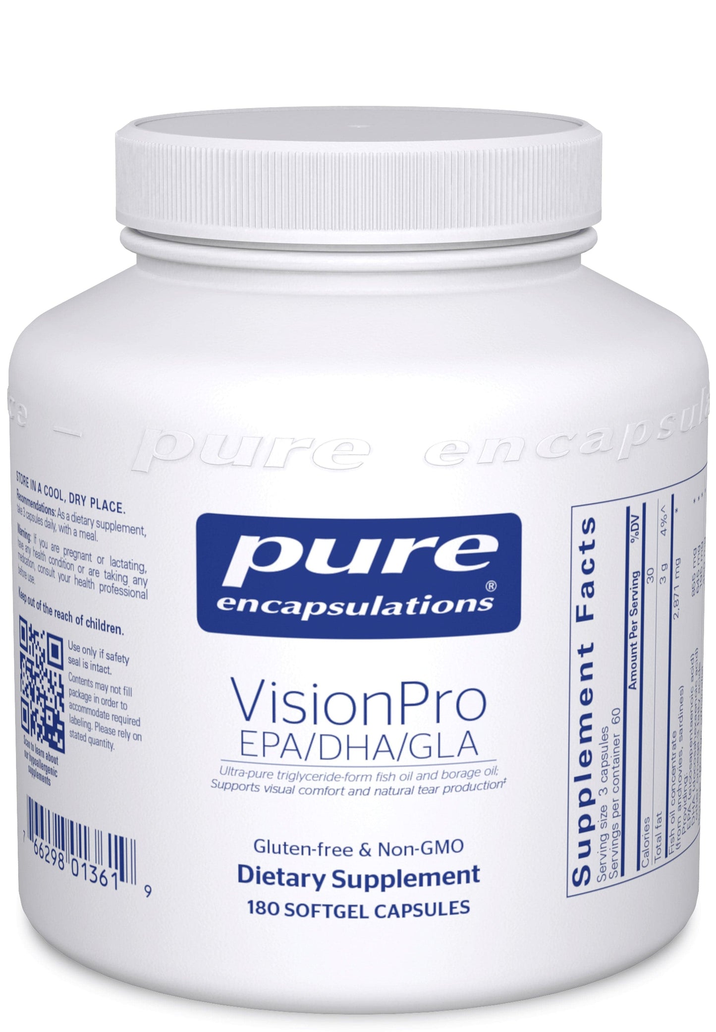 Pure Encapsulations VisionPro EPA/DHA/GLA