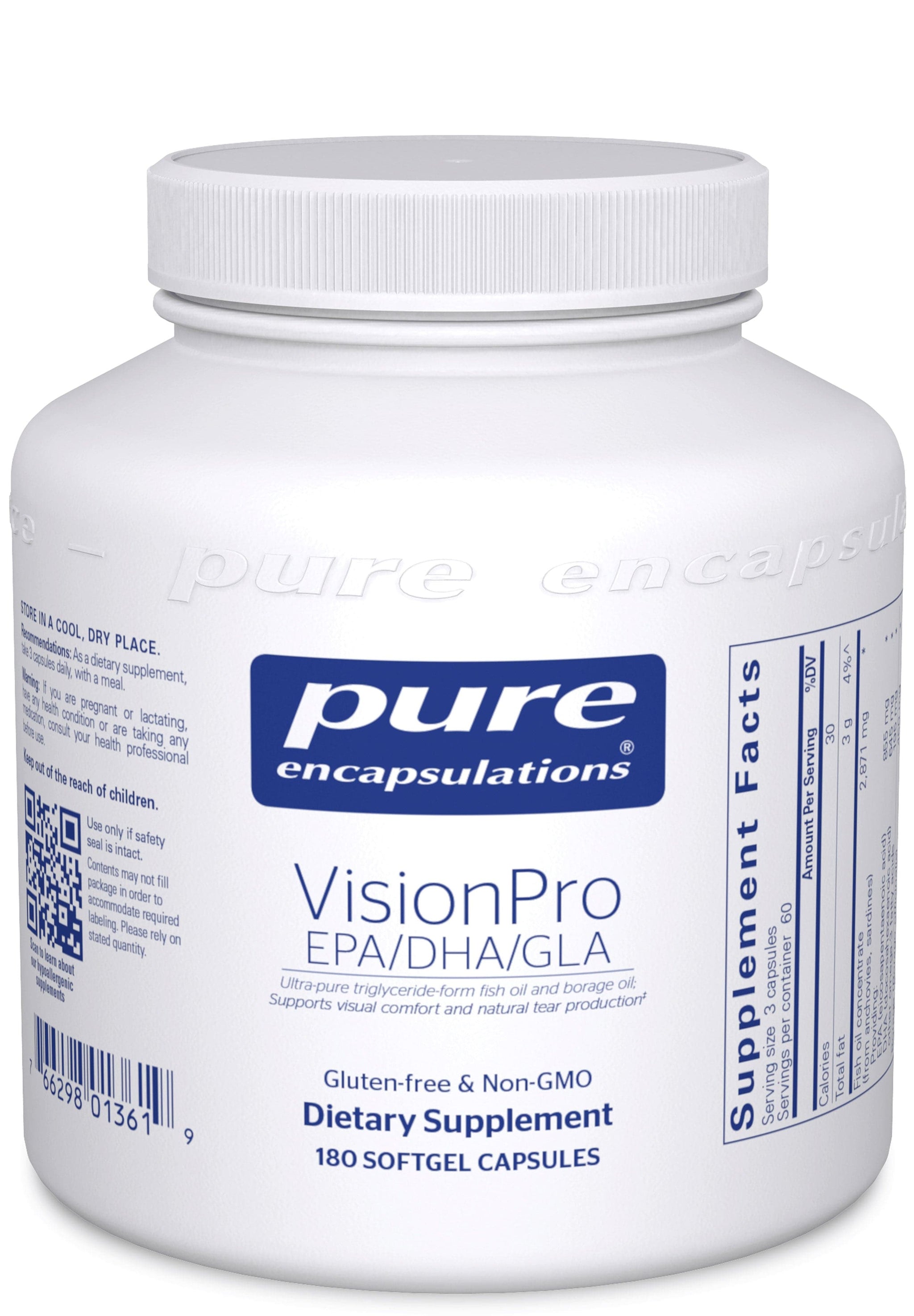 Pure Encapsulations VisionPro EPA/DHA/GLA