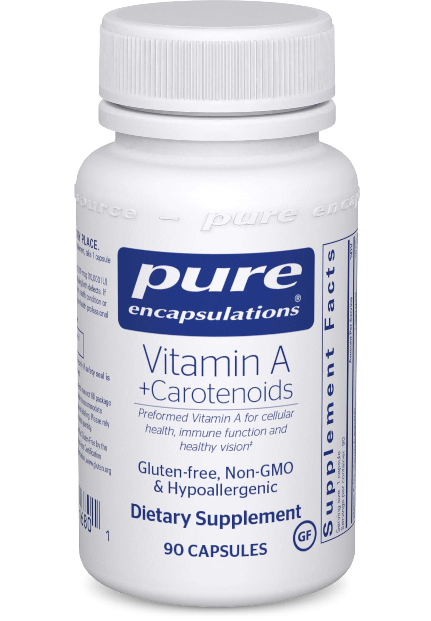 Pure Encapsulations Vitamin A + Carotenoids