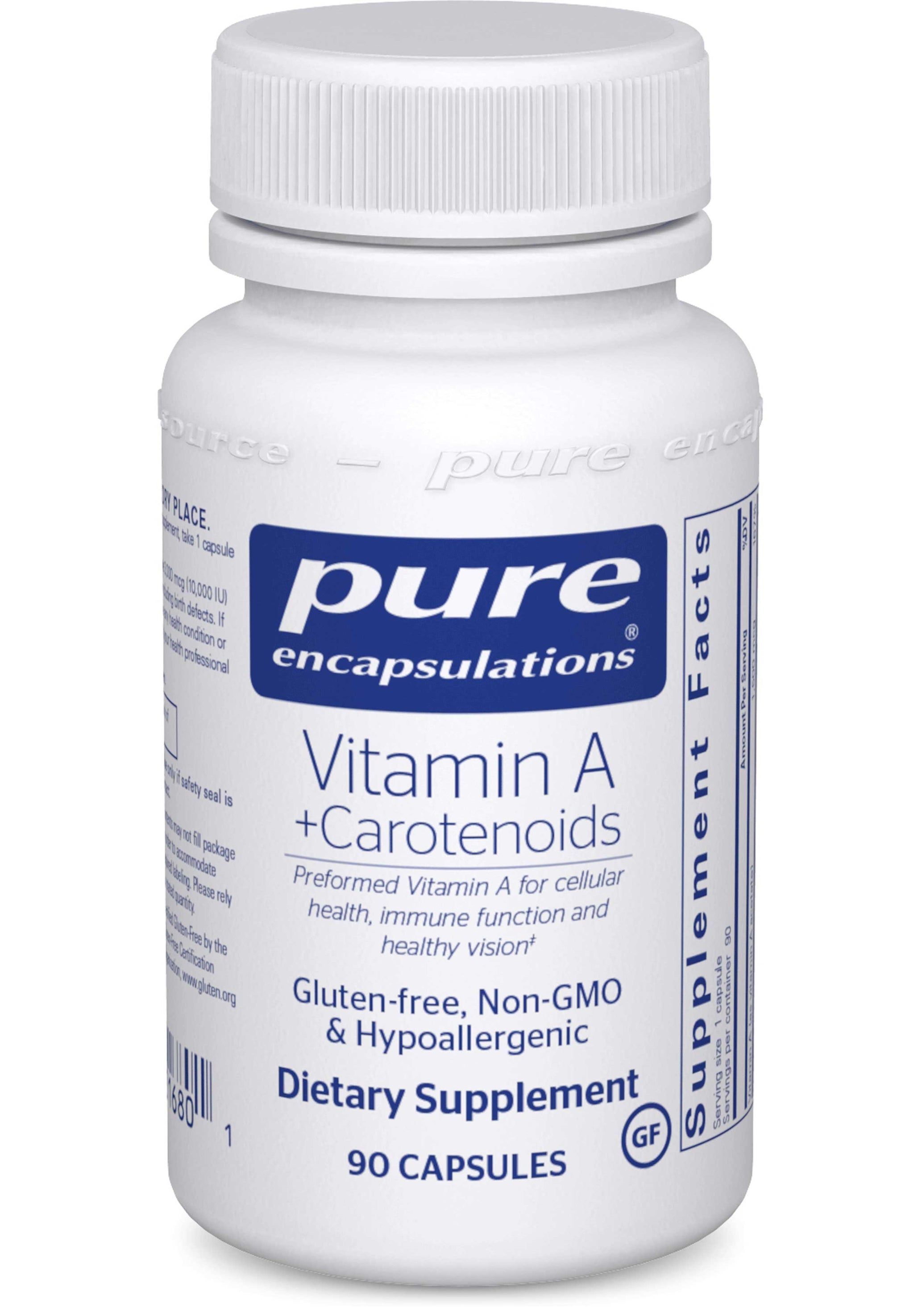 Pure Encapsulations Vitamin A + Carotenoids