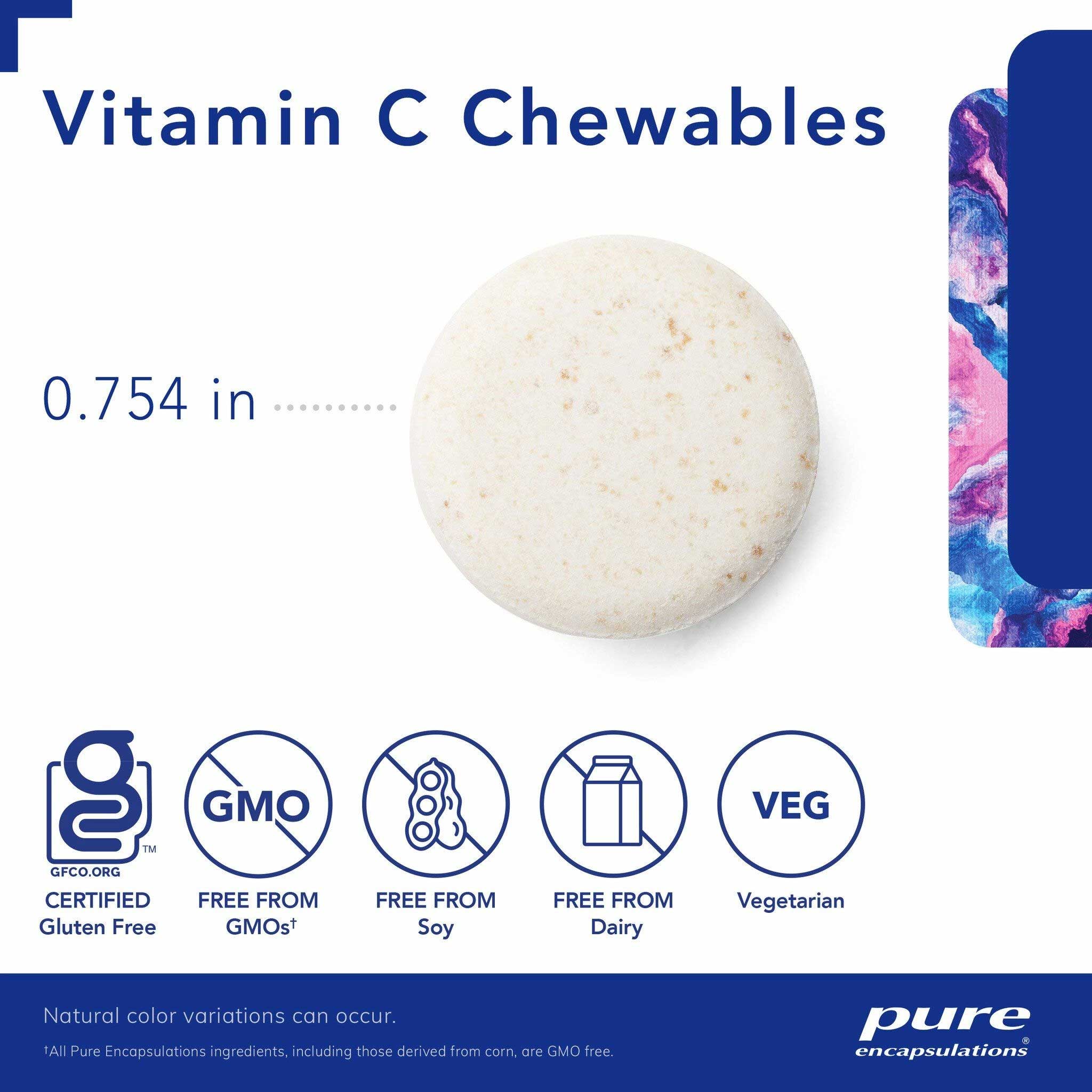 Pure Encapsulations Vitamin C Chewables