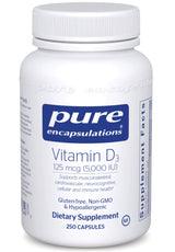 Pure Encapsulations Vitamin D3 125 mcg (5,000 IU)