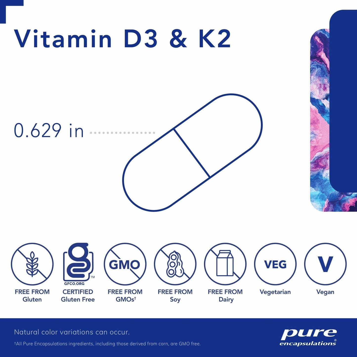 Pure Encapsulations Vitamin D3 & K2