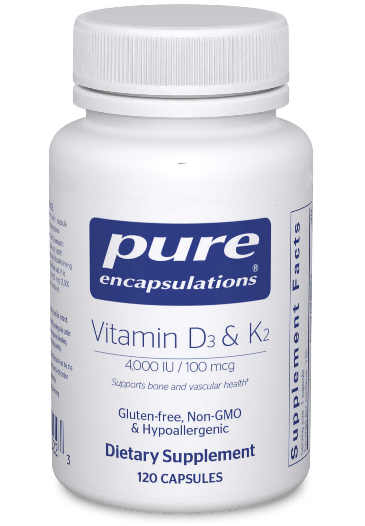 Pure Encapsulations Vitamin D3 & K2