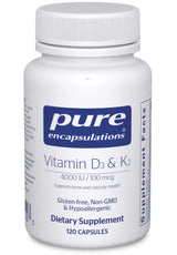 Pure Encapsulations Vitamin D3 & K2