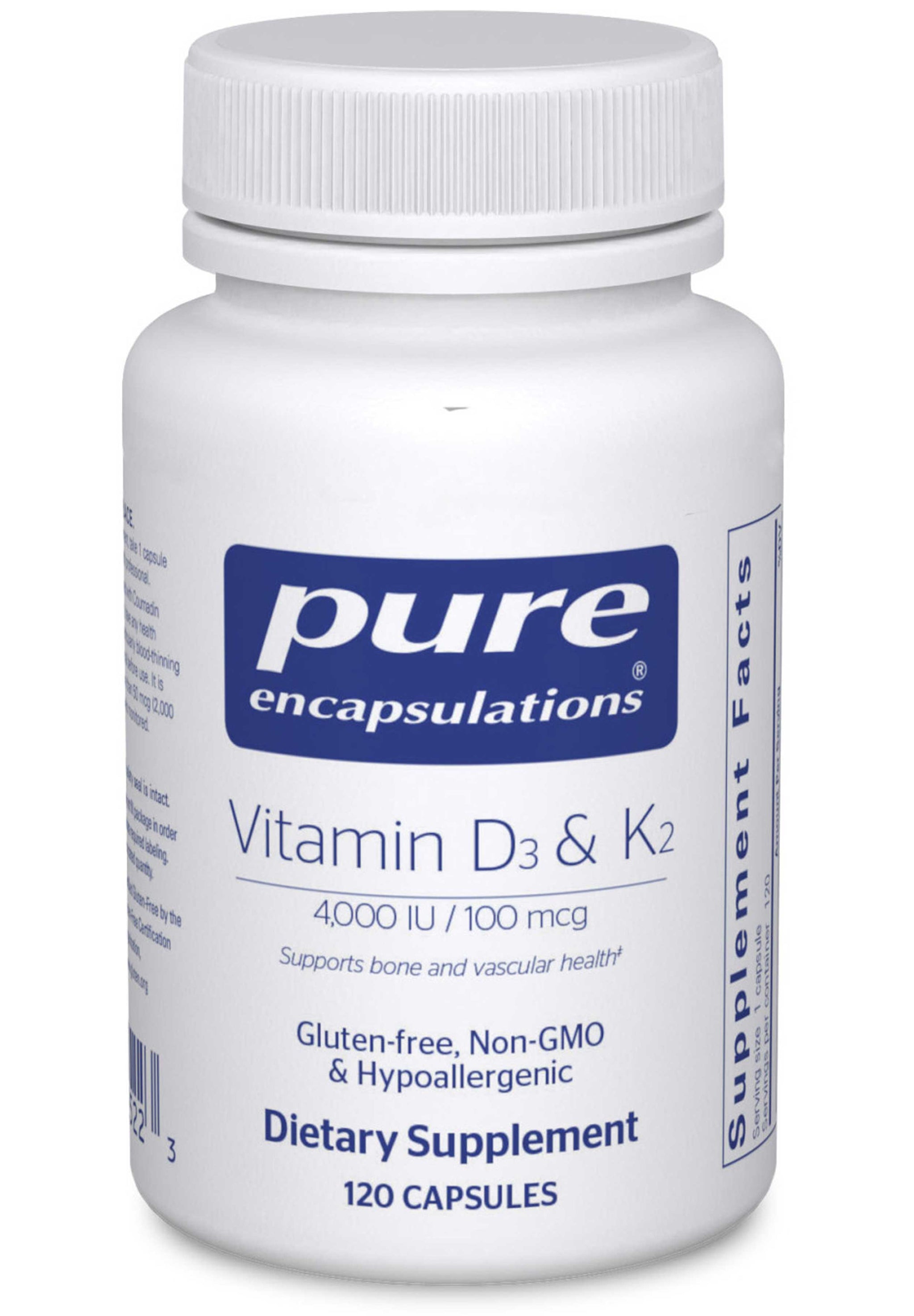 Pure Encapsulations Vitamin D3 & K2