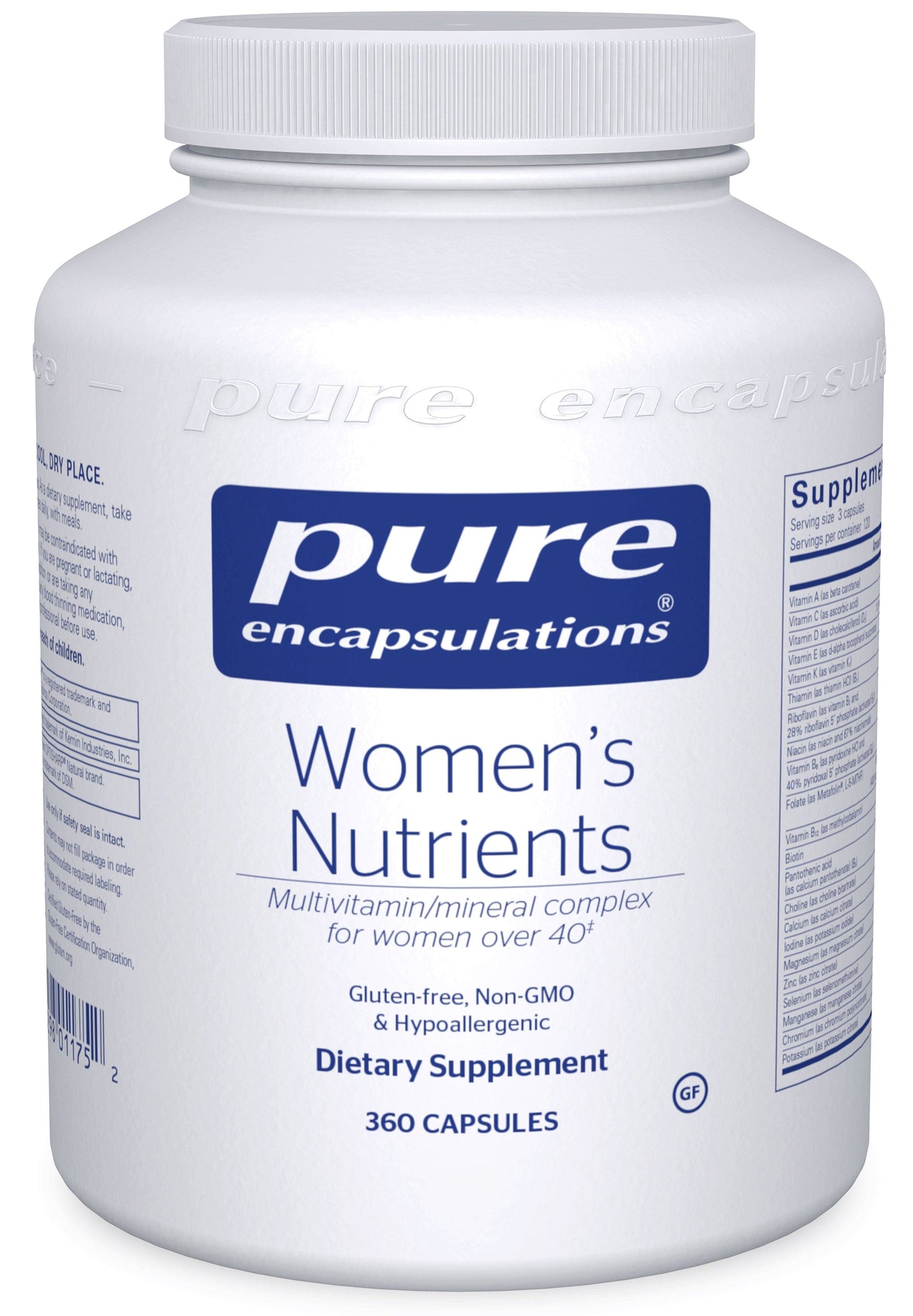 Pure Encapsulations Women's Nutrients 40+