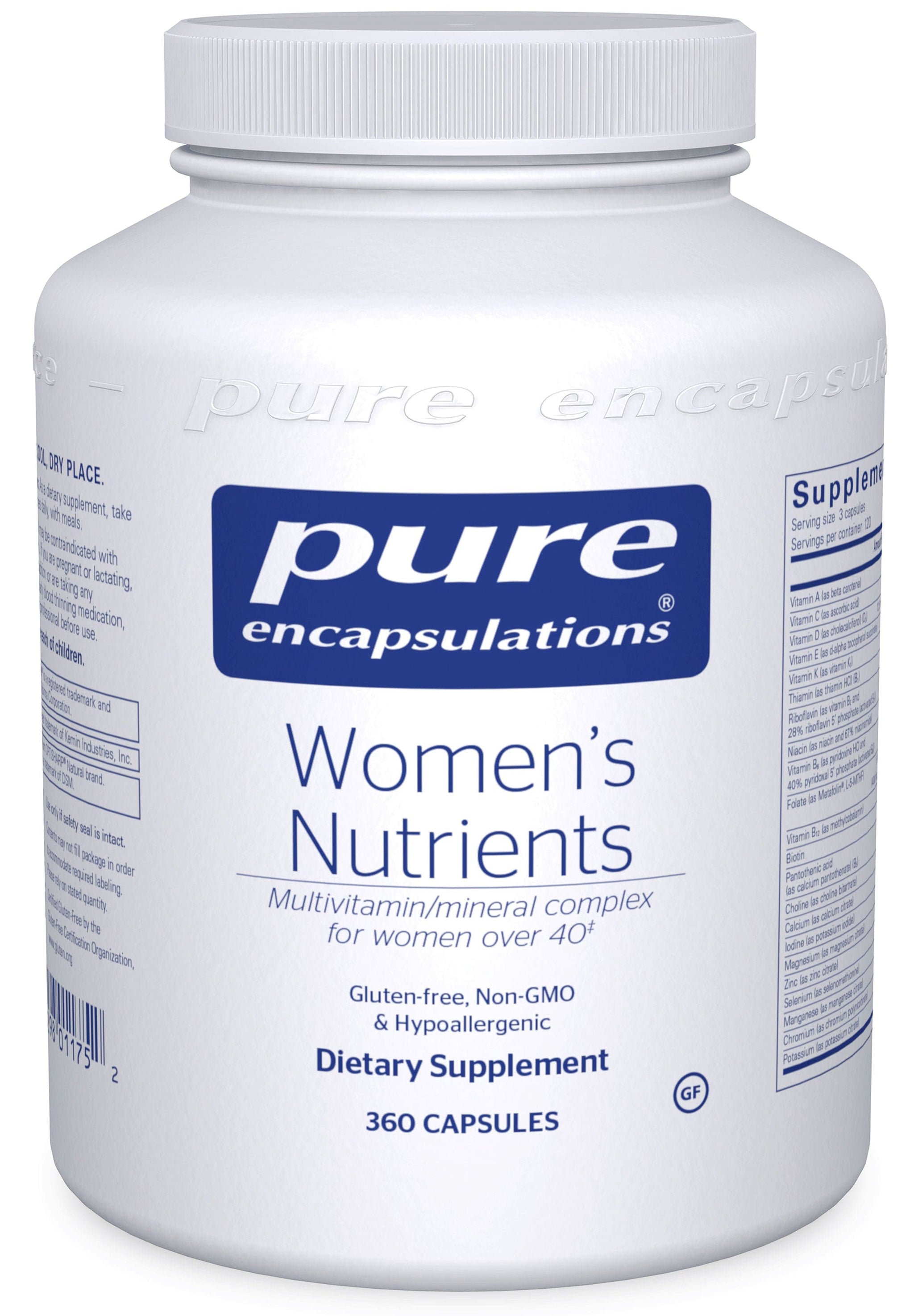 Pure Encapsulations Women's Nutrients 40+
