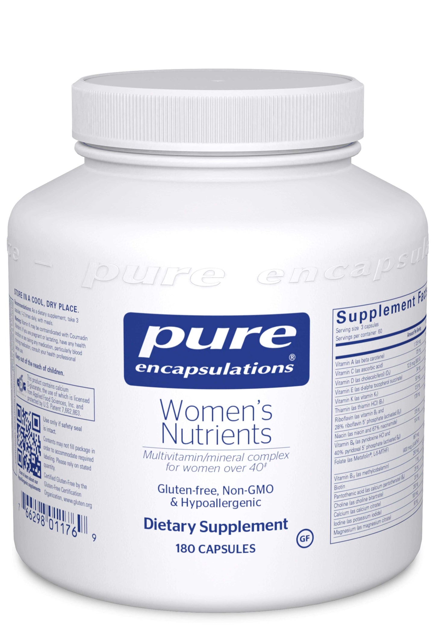 Pure Encapsulations Women's Nutrients 40+