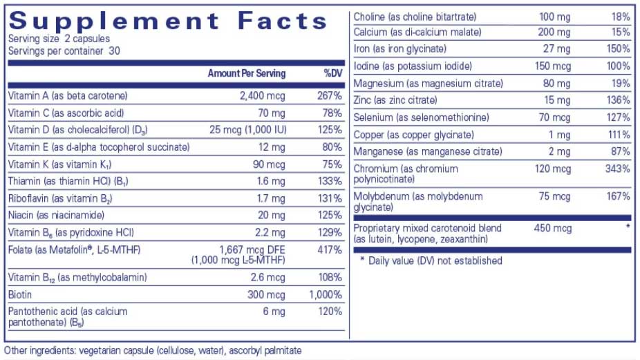 Pure Encapsulations Women's Nutrients