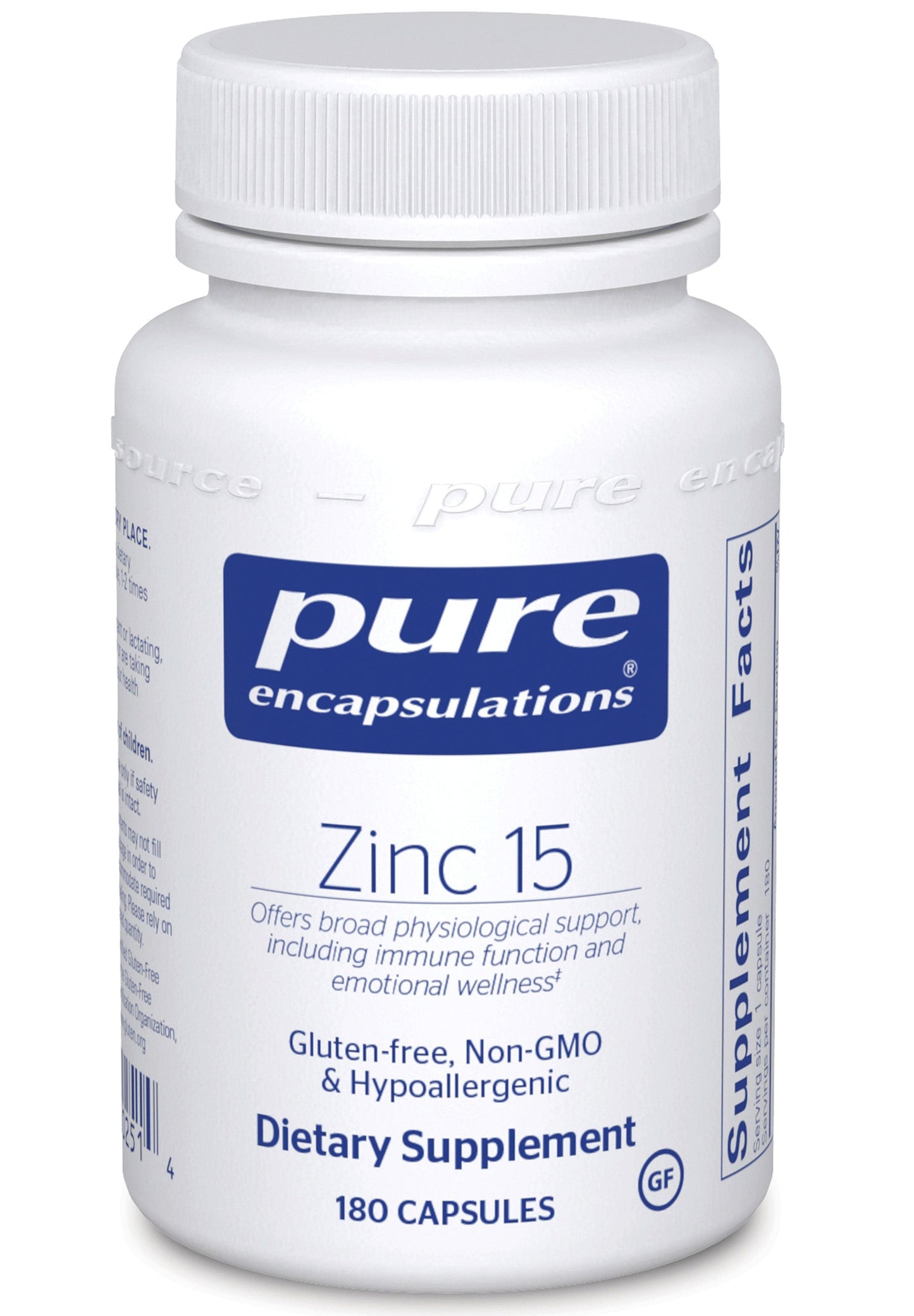 Pure Encapsulations Zinc 15