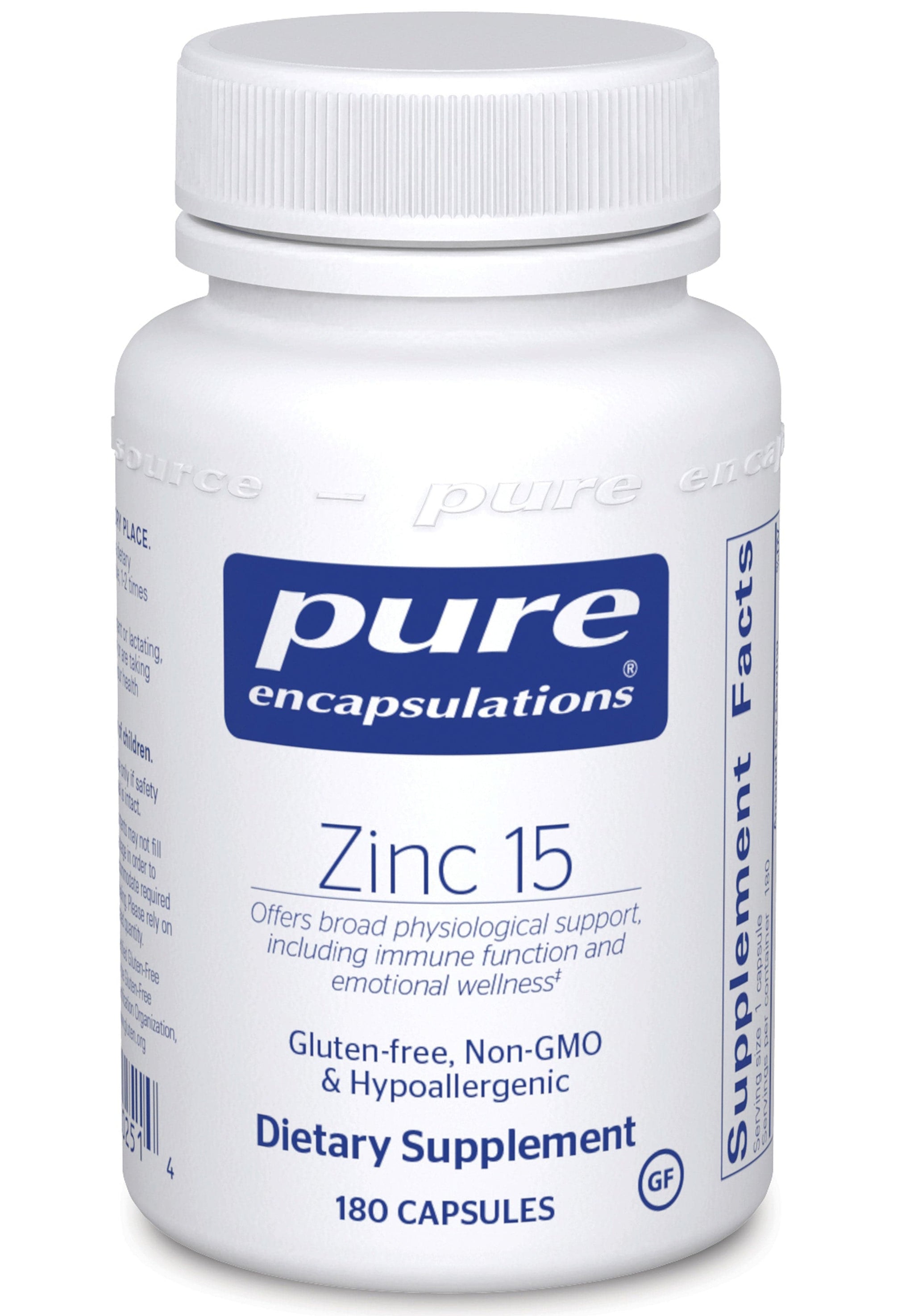 Pure Encapsulations Zinc 15
