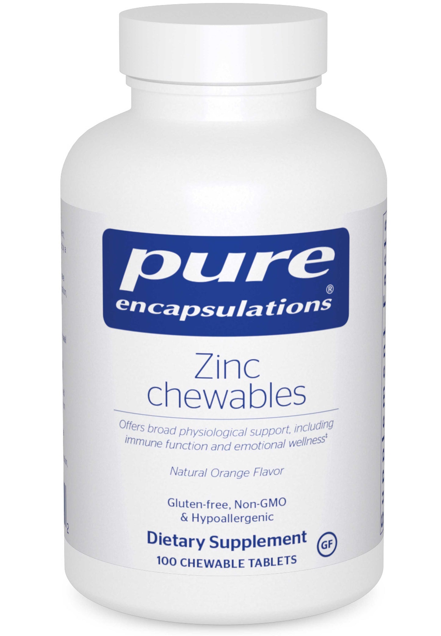 Pure Encapsulations Zinc Chewables