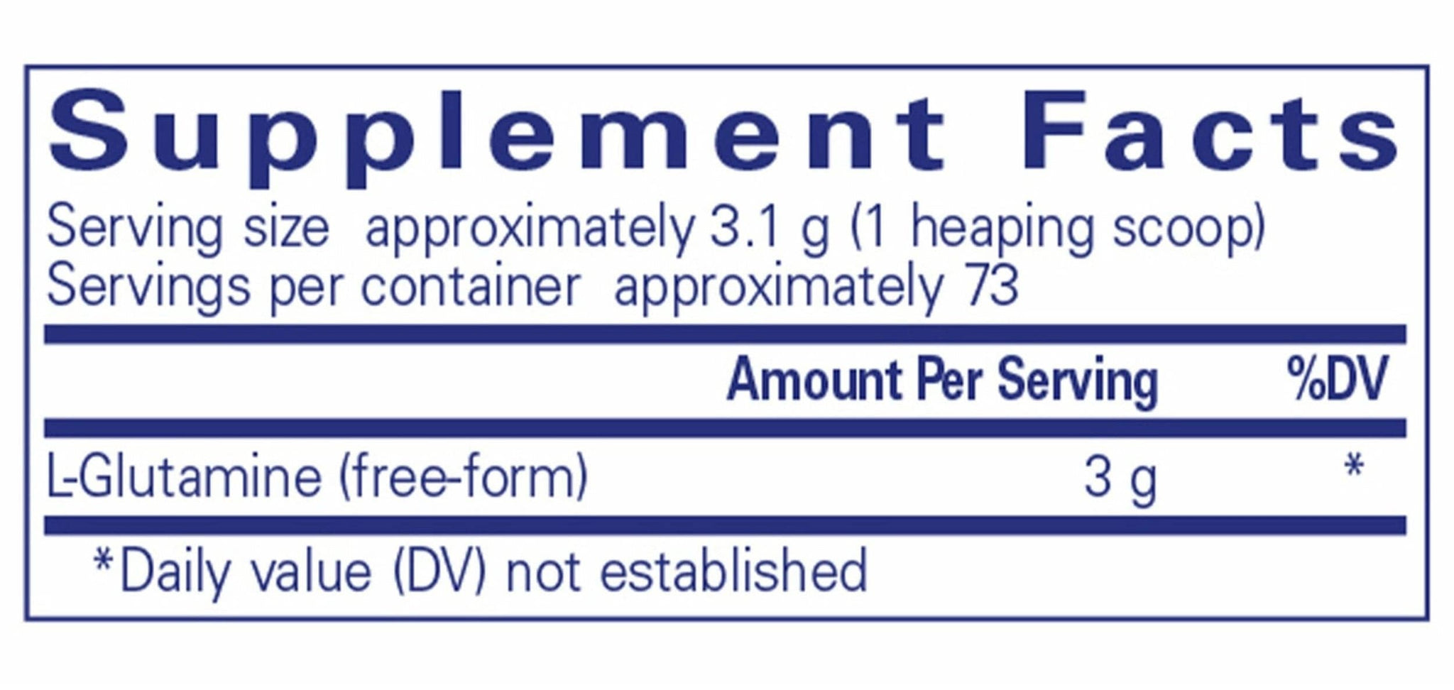 Pure Encapsulations l-Glutamine Powder