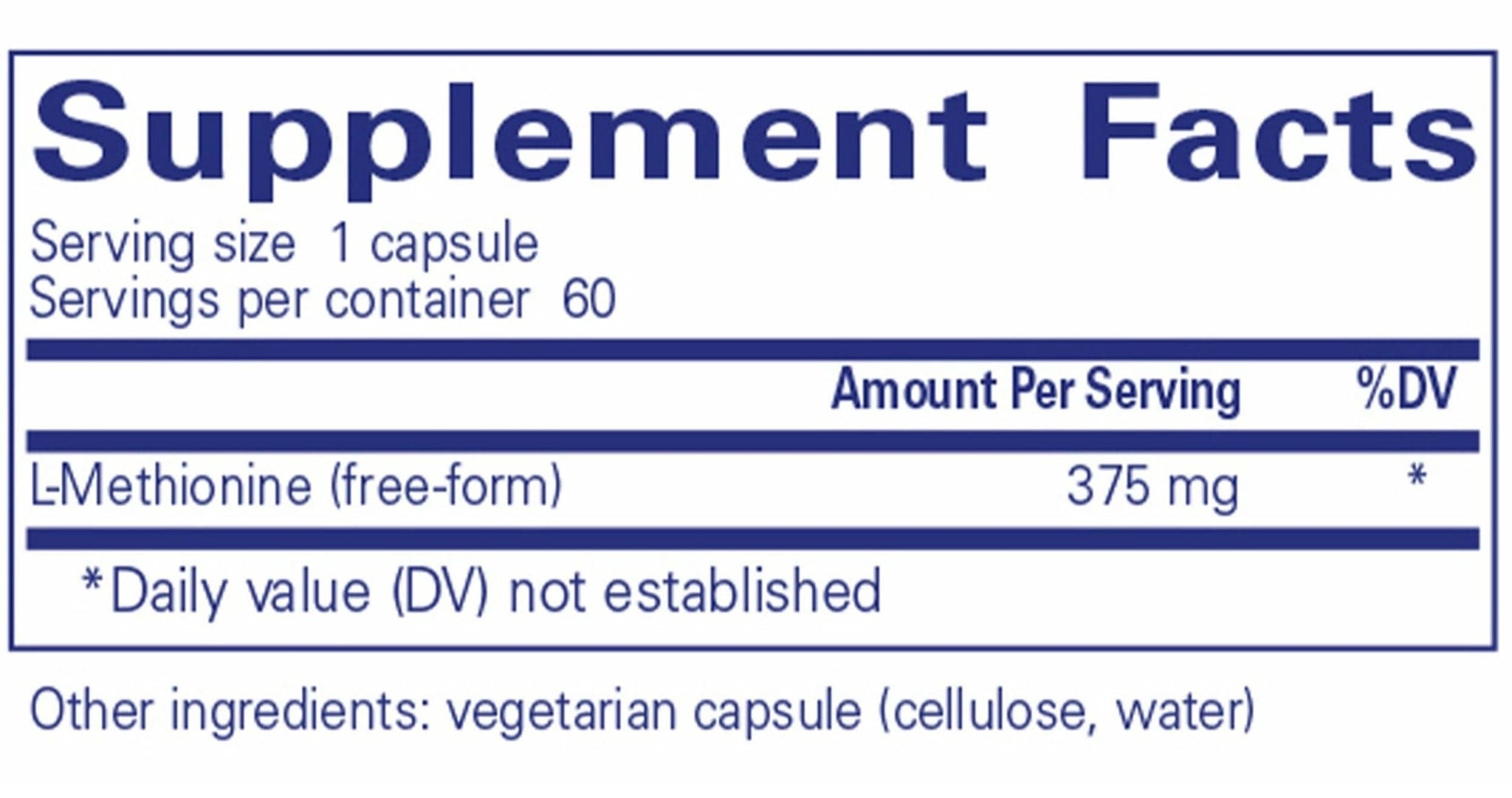 Pure Encapsulations l-Methionine