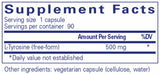 Pure Encapsulations l-Tyrosine