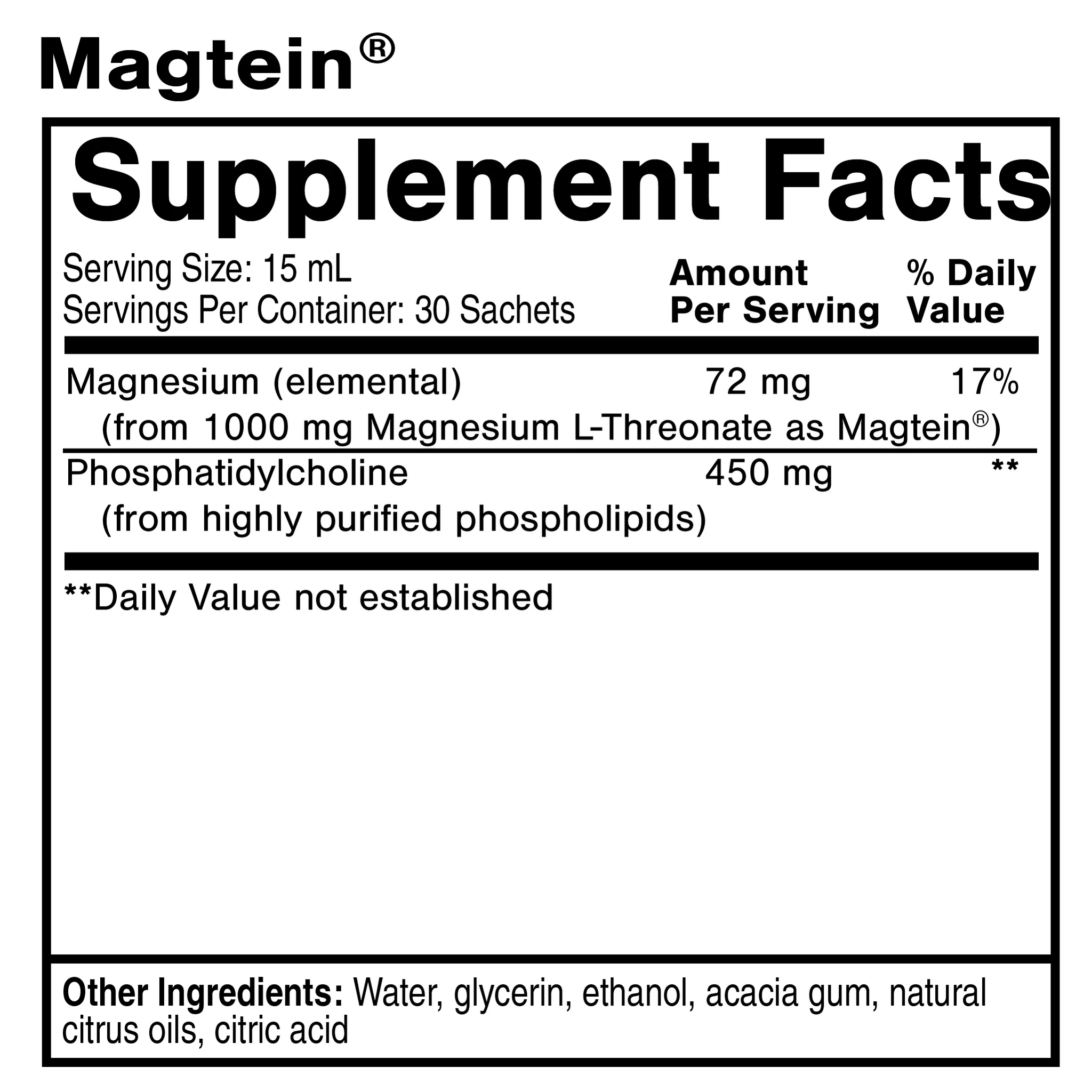 Quicksilver Scientific Liposomal Magtein Sachets