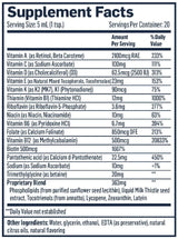 Quicksilver Scientific Nanoformulated Ultra Vitamin (Formerly Liposomal Ultra Vitamin)